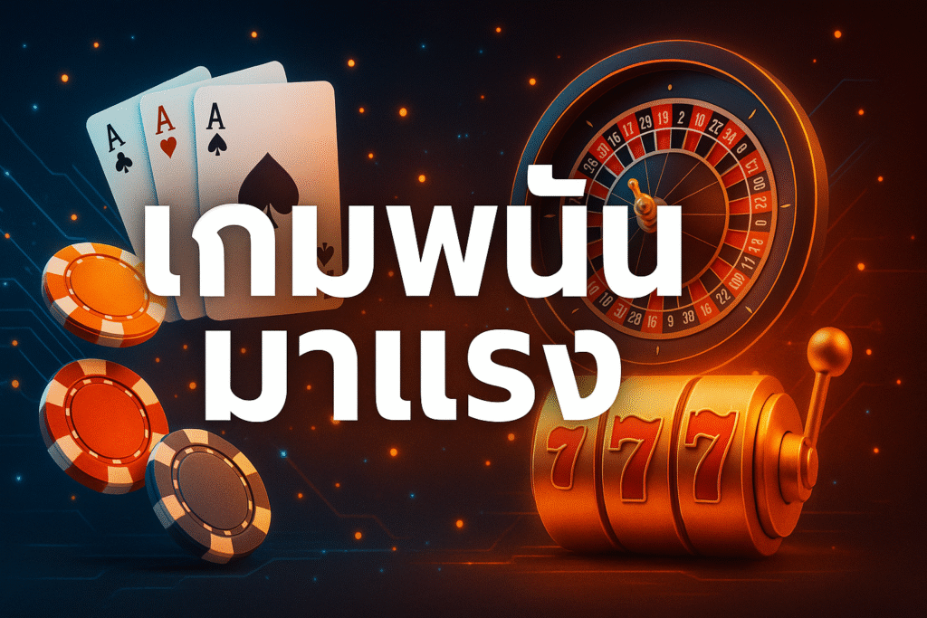 เกมพนันมาแรง