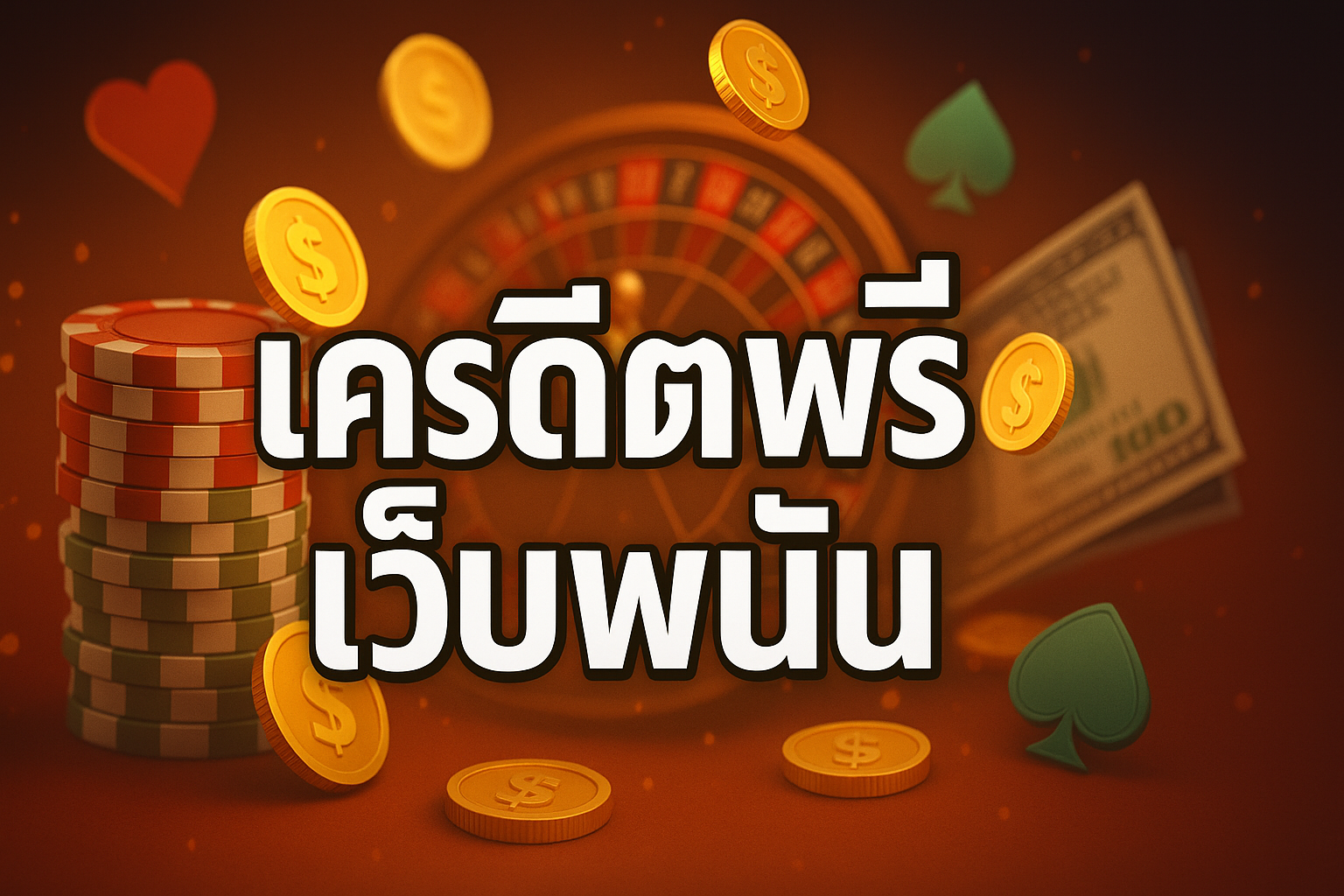 เครดิตฟรีเว็บพนัน