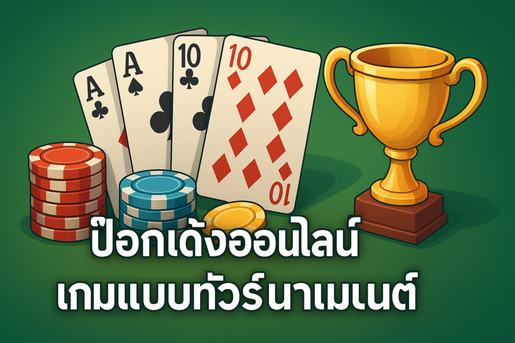ป๊อกเด้งออนไลน์เกมแบบทัวร์นาเมนต์